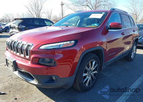 2014 Jeep Cherokee Limited из США, поврежденный, VIN 1C4PJLDB5EW113133
